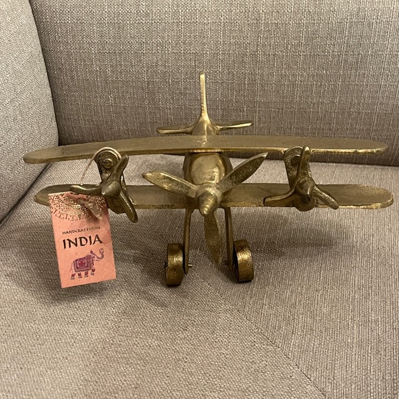 Handcrafted Biplane Model - Picture 6 of 9